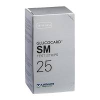 GLUCOCARD SM TEST STRIPS 25PZ